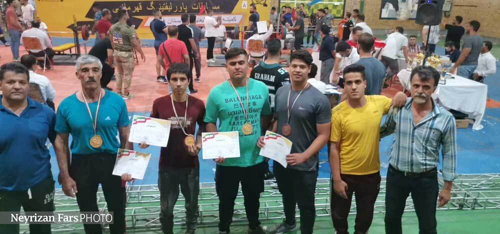 جوانان آزادی نایب قهرمان پرس سینه باشگاه‌های فارس
