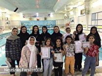 10 مدال شناگران دختر در مسابقات چند جانبه