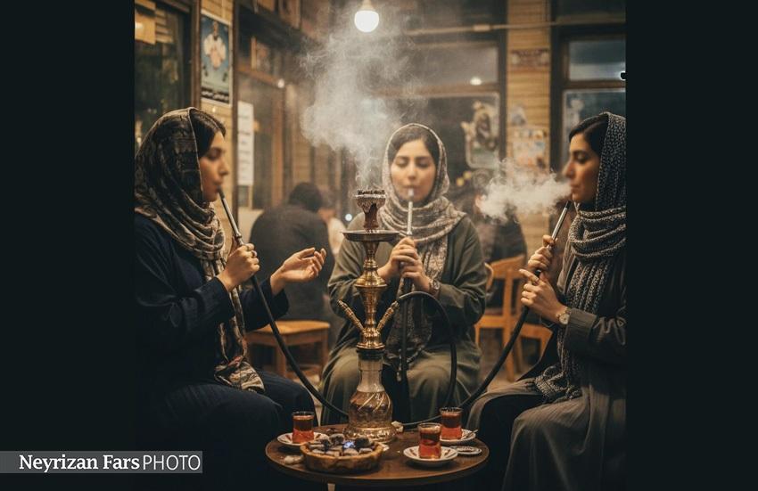 مصرف قلیان و سیگار در بین دختران