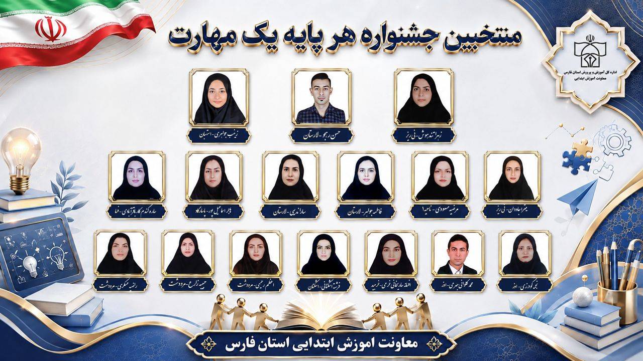 زهرا تندهوش در میان نخبگان کشوری جشنواره نوآوری آموزشی زهرا تندهوش در میان نخبگان کشوری جشنواره نوآوری آموزشی