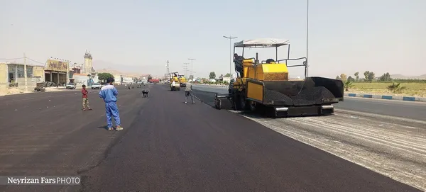 آسفالت بلوار اصلی شهر قطرویه&laquo;بعد&raquo;