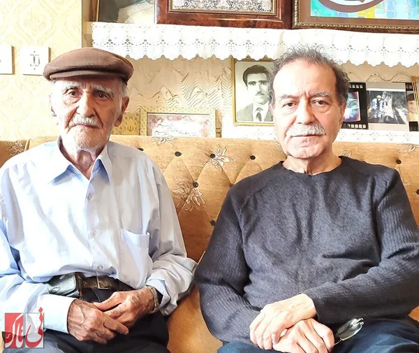 خسرو عابدینی در کنار علی&zwnj;آقا سلیمی