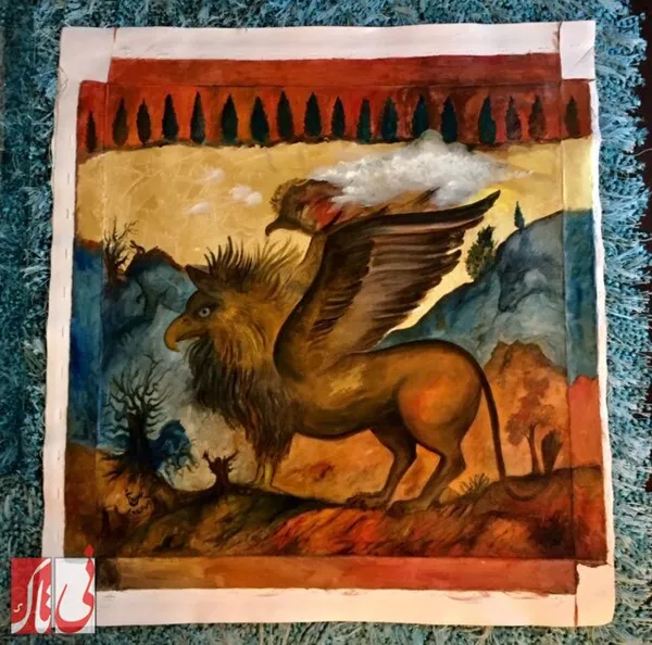 هر كدام از اين آثار، ٦١ در ٦١ سانتيمتر است
رنگ و روغن روی بوم  / موضوع:  اساطير ايران
