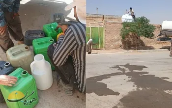پایان بی‌آبی ۲۰ روزه در روستای بهویه مشکان با نصب پمپ جدید