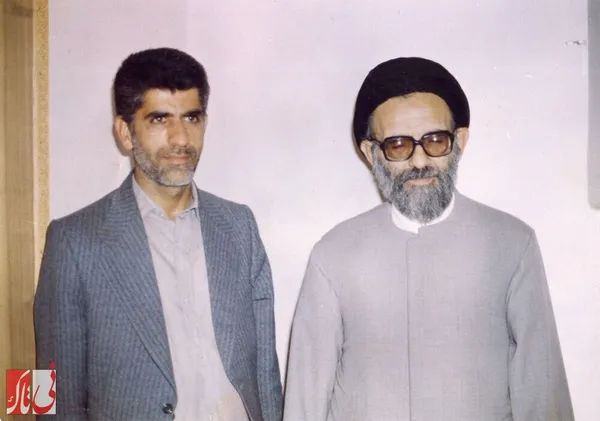 به همراه دکتر سید محمدباقر حجتی استاد تعلیم و تربیت دانشکده الهیات دانشگاه تهران  در استهبان