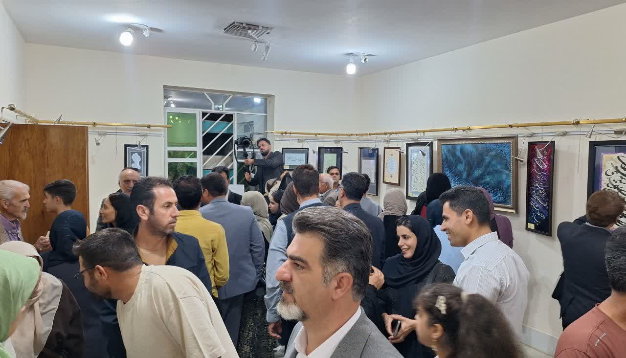 برپایی نمایشگاه خوشنویسی مجال همدلی در نی‌ریز