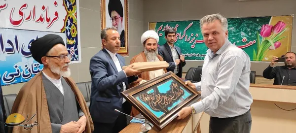 تقدیر از حجتی رئیس مخابرات نی&zwnj;ریز 